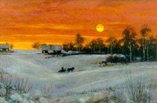 Зимний пейзаж
(1998; холст, масло)